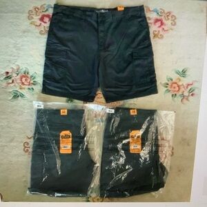 NWT 3 Carhartt Relaxed Fit Rugged Flex BS3542M Canvas Cargo Work Shorts Sz 44